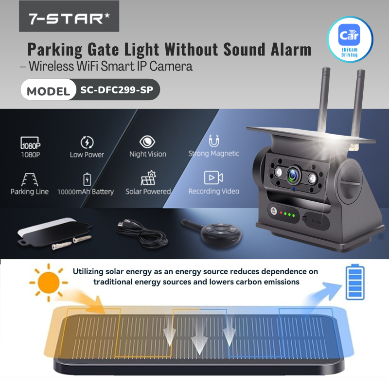 Magnetic Solar WiFi Backup Camera | SC-DFC299-SP