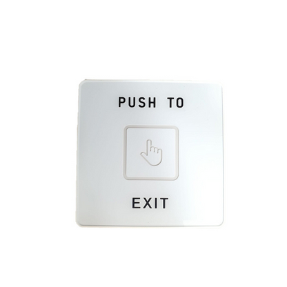 Door Release Push-to-Exit Button for Access (White) | DA-ECF01-W