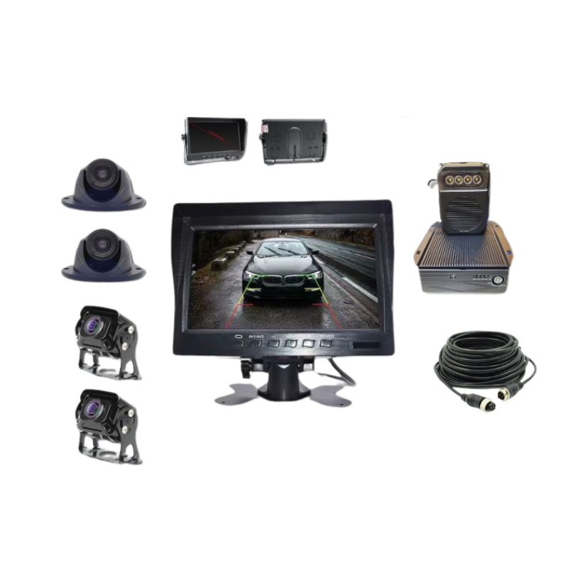 7"inch Monitor 4CH SSD DVR Mobile RECORDER 4PCS AHD CAMERA | MDVR9834-SSD