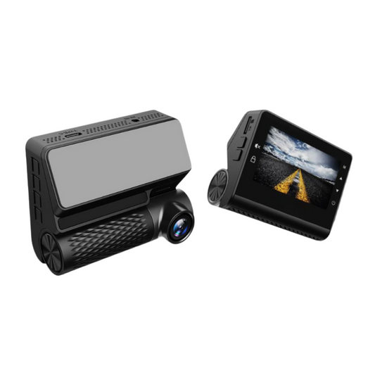 4K Dual-Lens Car DashCam with GPS & Type-C Power | DCF2-23W