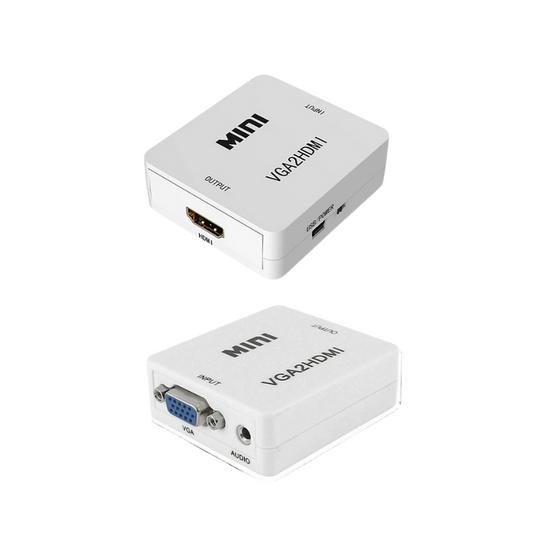 Mini VGA to HDMI Converter Adapter with Audio | 1080P | VGAHDMI