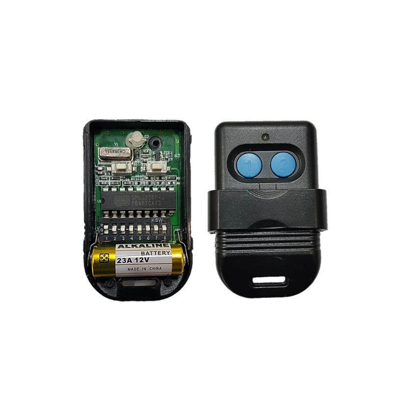 Auto Gate Remote Control 433MHz with DIP Switch & Batteries | KEY433