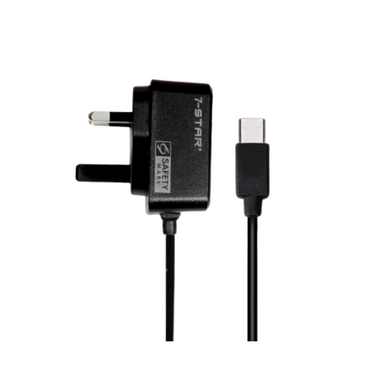 5V 2.5A Type-C USB-C Power Adapter Charger | Black | 7S-AD5V/2.5ATCB(S)