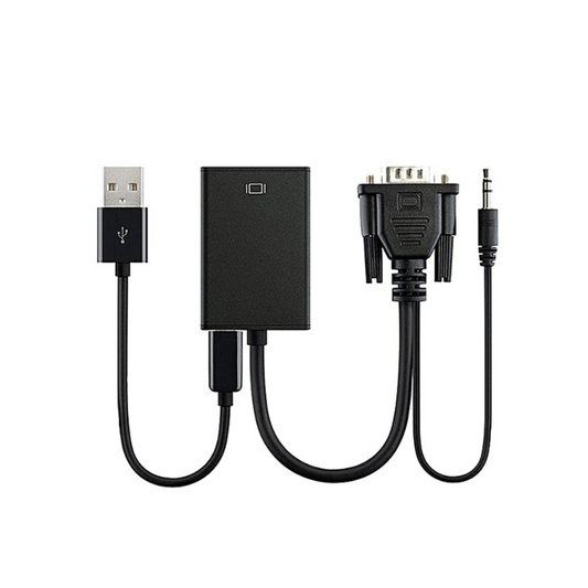 VGA to HDMI Adapter Converter with Audio Cable | VGHD-A