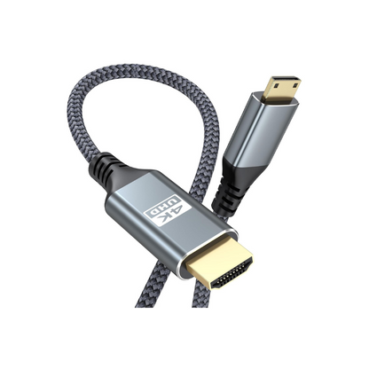 Mini HDMI to HDMI V2.0 4K60Hz 1080P 3D Cable | CB-MNHD-HD