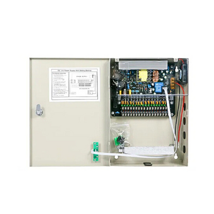 12V 18CH 20AMP CCTV Power Supply Box with UPS Backup | PS20A18W-B