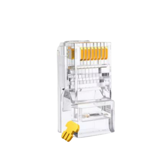 100PCS CAT5E/CAT6 RJ45 Gold-plated Connectors | RJ45-15U