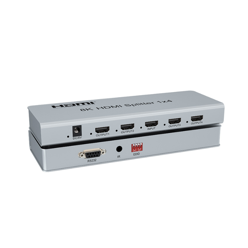 8K 60Hz HDMI Splitter 1x4 - HDMI Video & Audio Splitter/Converter | HM8104