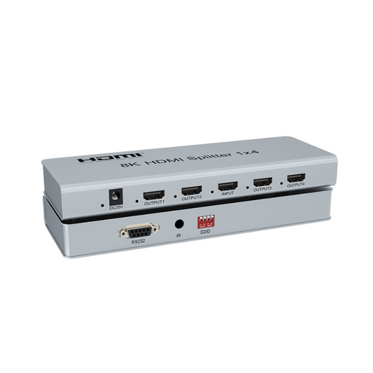 8K 60Hz HDMI Splitter 1x4 - HDMI Video & Audio Splitter/Converter | HM8104