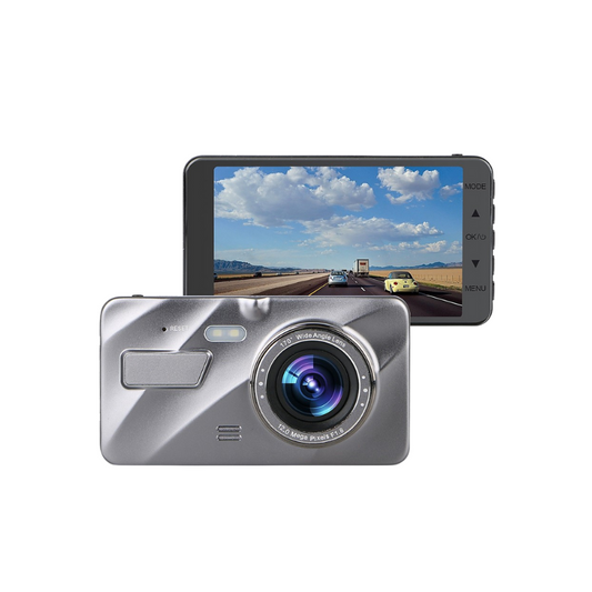 4" IPS Dual Lens Front & Rear Car Camera 1080P Dash Cam DVR | DCZ16-2