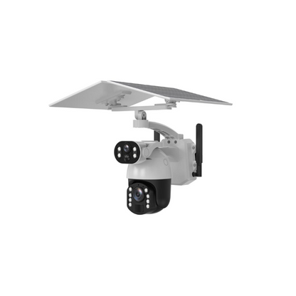 6MP 30x Zoom Dual-Lens PTZ Solar IP Camera with 6+6W Solar Panel | Q6MAX+ WIFI/4G