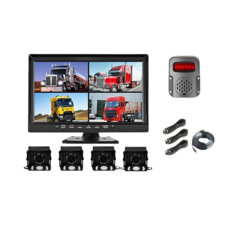 10 Inch Monitor 4CH BSD Alarm DVR Recorder 4PCS Camera | MDVR104R-BSD