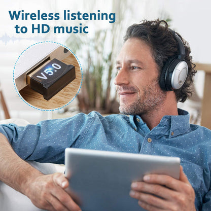 USB Bluetooth 5.0 Adapter Wireless Transmitter Receiver 20M | USB-UB500