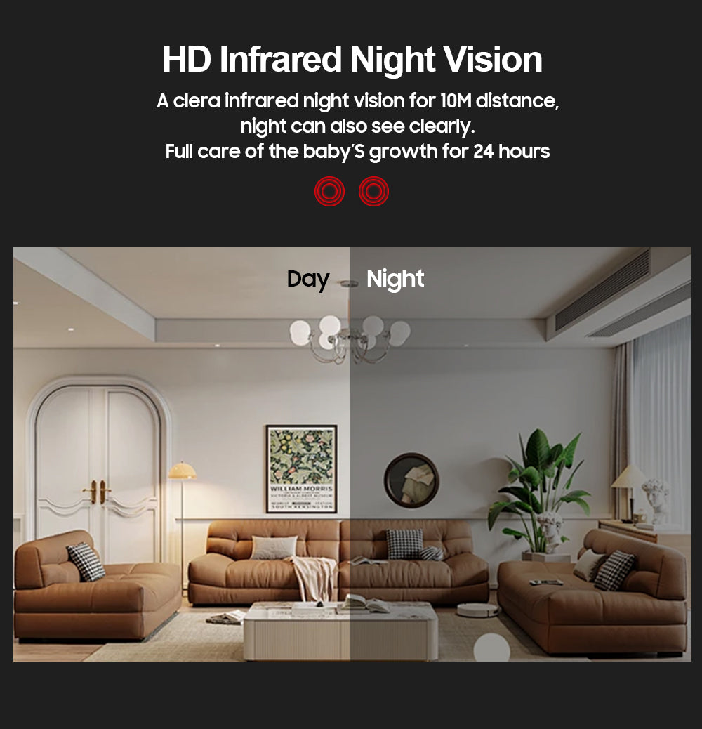 AI Yoosee Wifi Wireless IP Camera with LED Light Lamp | WIPS855