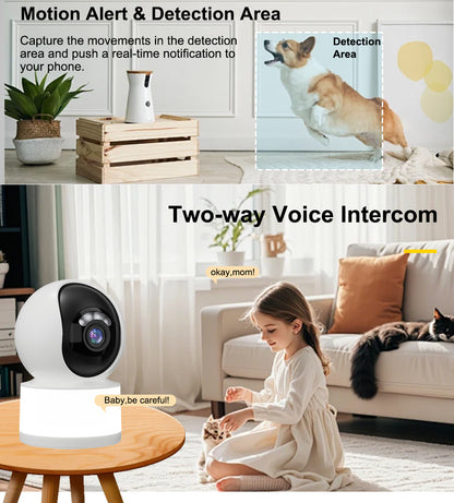 AI Yoosee Wifi Wireless IP Camera with LED Light Lamp | WIPS855