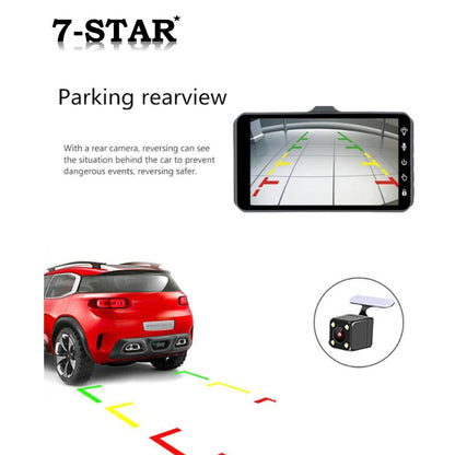 4"Touch Screen Dual-Lens Dashcam Front & Back Camera DVR | DCZ16D-2