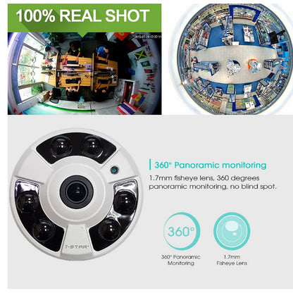 Full-HD 1080P Fisheye AHD CCTV Camera with Audio | SAHD116A/360