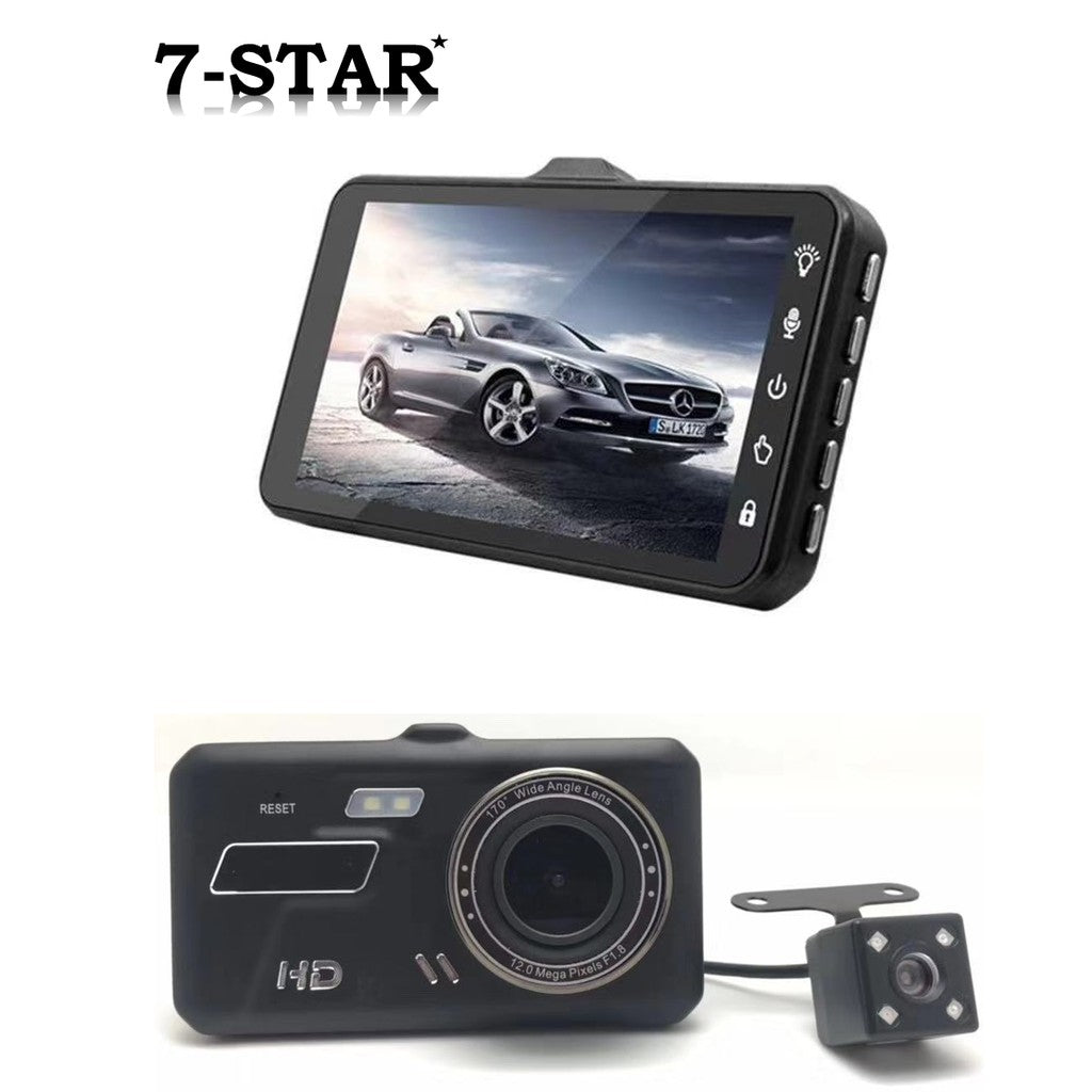4"Touch Screen Dual-Lens Dashcam Front & Back Camera DVR | DCZ16D-2