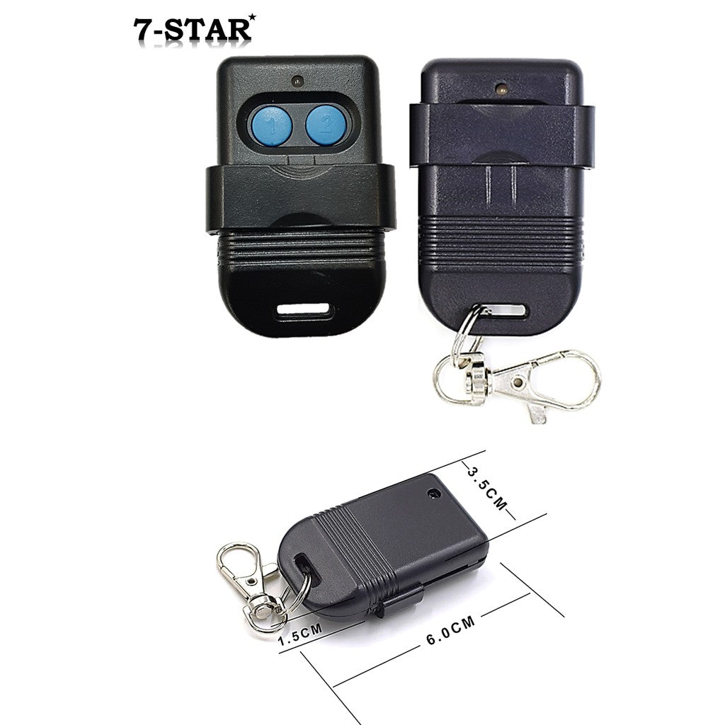 Auto Gate Remote Control 433MHz with DIP Switch & Batteries | KEY433