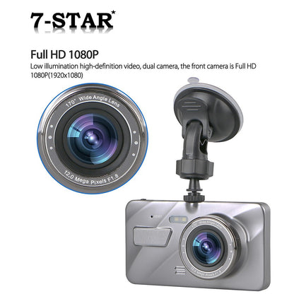 4" IPS Dual Lens Front & Rear Car Camera 1080P Dash Cam DVR | DCZ16-2