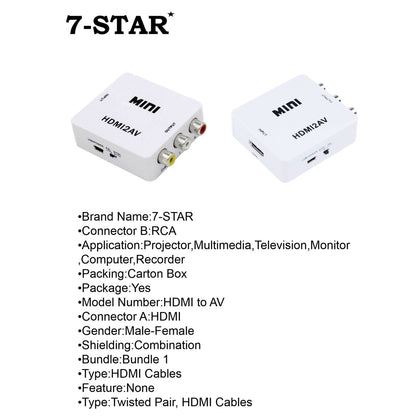 HDMI to AV/RCA Converter Adapter | HDMIAV