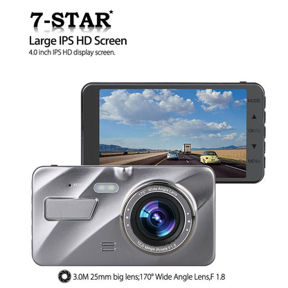 4" IPS Dual Lens Front & Rear Car Camera 1080P Dash Cam DVR | DCZ16-2