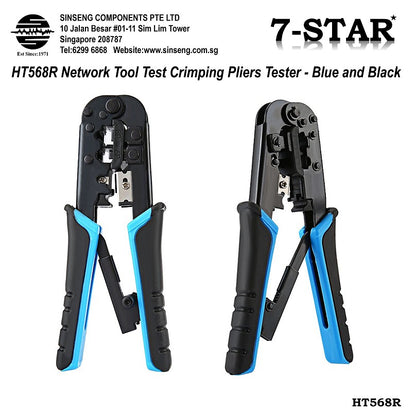 RJ45 Crimper Network Tool with Test Function | Crimping Pliers Tester | HT568R