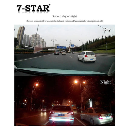 4" IPS Dual Lens Front & Rear Car Camera 1080P Dash Cam DVR | DCZ16-2