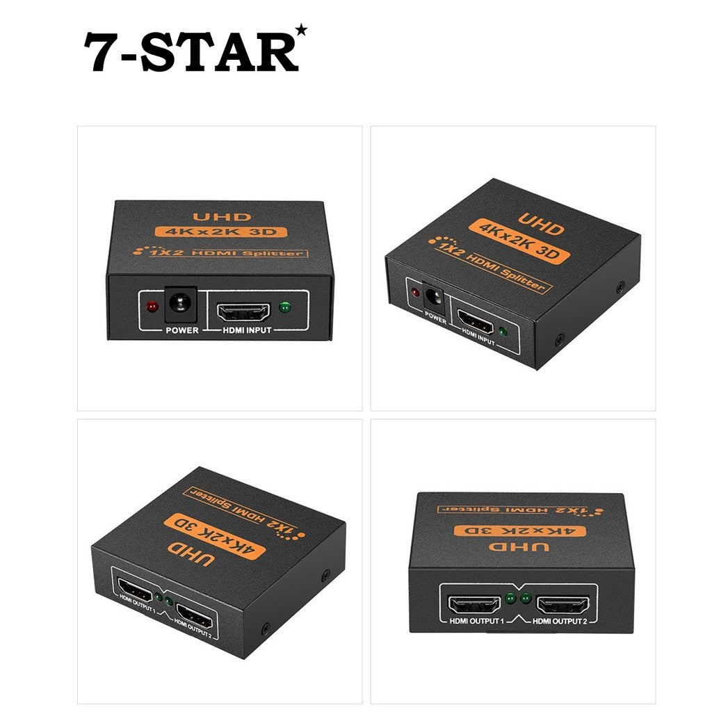 4K 1x2 HDMI Splitter/Distributor 1 Input 2 Output | HM102