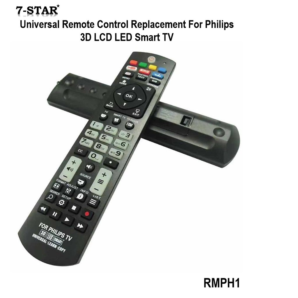 PHILIPS Universal TV Remote – Smart TV, Netflix, YouTube | RMPH1