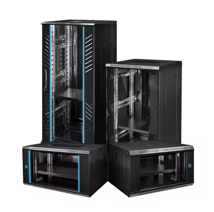 6U/9U/12U/15U/18U/22U/27U Server Rack with 2 Fan/4 Fan and 6 Way / 8 Way UK PDU