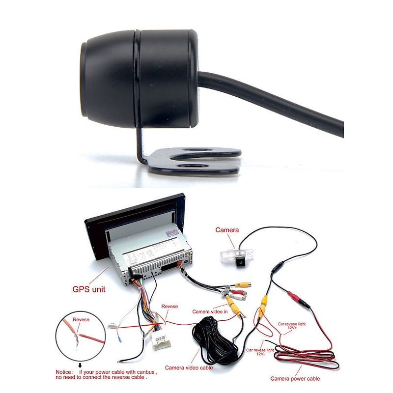Car Rear Camera with Wide-Angle & Reverse Parking Line | SC68CM
