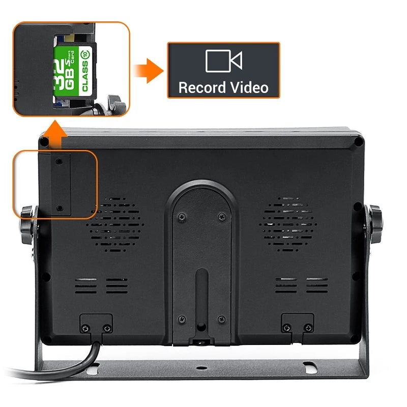 7" 2CH LED DVR Monitor for Vehicles (12–24V) | LED702R