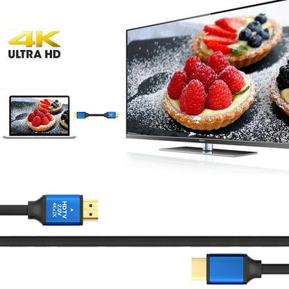 4K HDMI Cable 2.0V, 24K Gold-Plated for HDTV, Ultra HD, 3D | B-HDMI