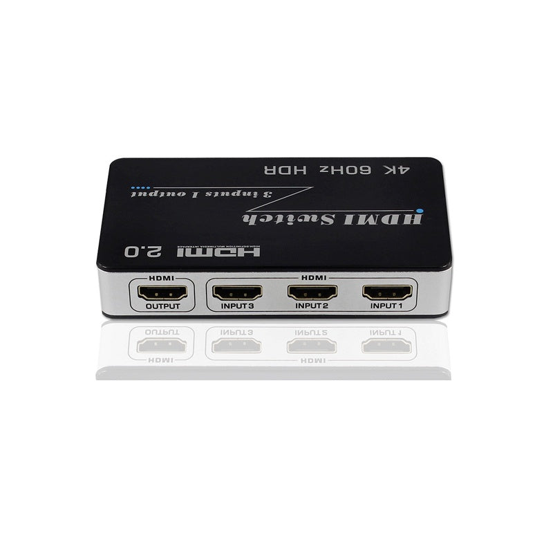 3x1 HDMI Switch 4K | 3-Port HDMI Switcher with Remote Control | HS31-4K