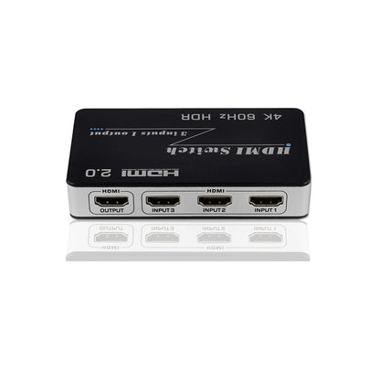 3x1 HDMI Switch 4K | 3-Port HDMI Switcher with Remote Control | HS31-4K
