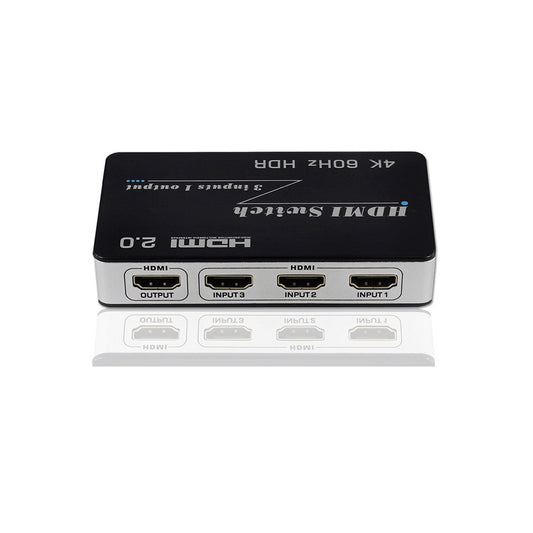 3x1 HDMI Switch 4K | 3-Port HDMI Switcher with Remote Control | HS31-4K