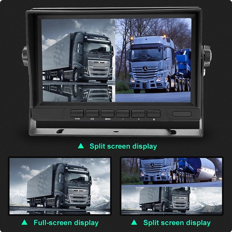 7" 2CH LED DVR Monitor for Vehicles (12–24V) | LED702R