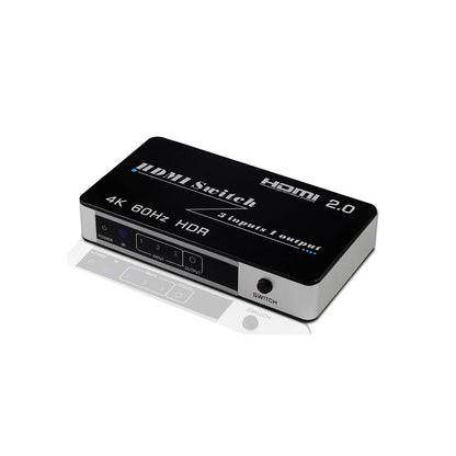 3x1 HDMI Switch 4K | 3-Port HDMI Switcher with Remote Control | HS31-4K