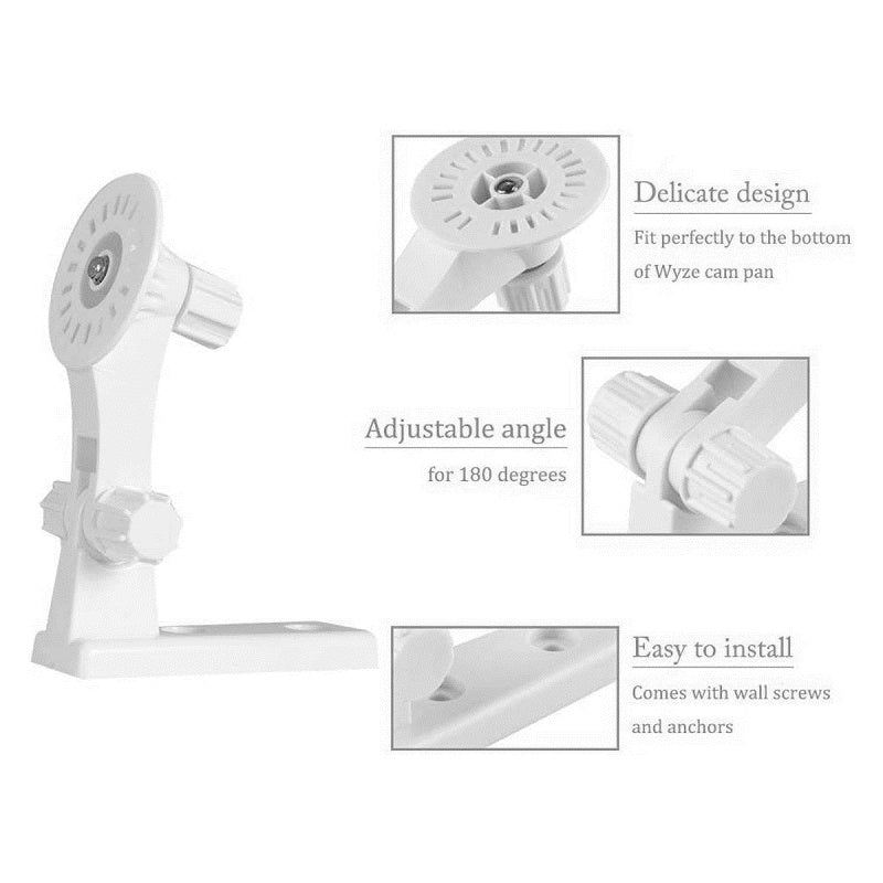 180 Degree CCTV Camera Wall Mount Bracket for WiFi IP Camera | BRACKET88