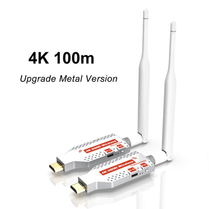 4K 100M HDMI Wireless Extender | 5G Transmitter & Receiver | HWE-100(4K)