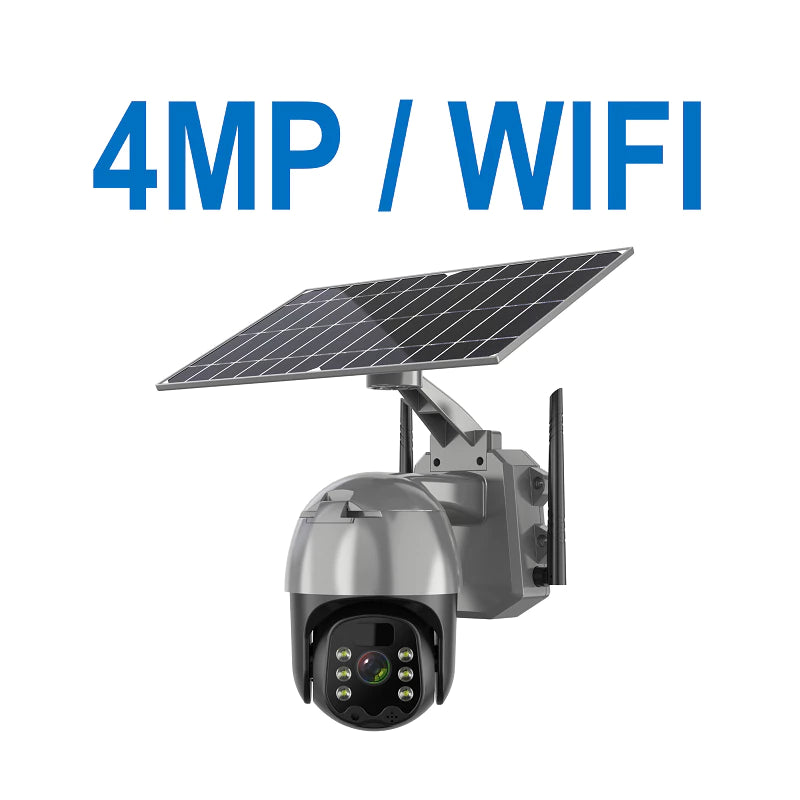 4MP Solar IP Camera for 24/7 Surveillance | Q5 Wifi/4G