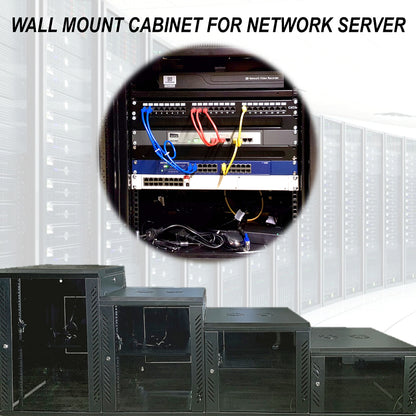 6U/9U/12U/15U/18U/22U/27U Server Rack with 2 Fan/4 Fan and 6 Way / 8 Way UK PDU