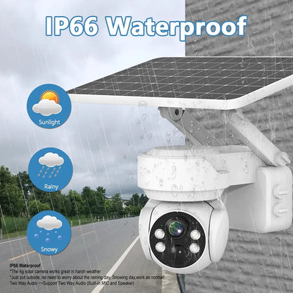 2MP Mini Solar PTZ IP Camera | Q2 WIFI / 4G