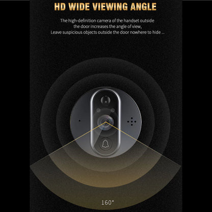Wifi Battery Wireless Doorbell Door Viewer with 4.3'' IPS Screen | DB-TYR9