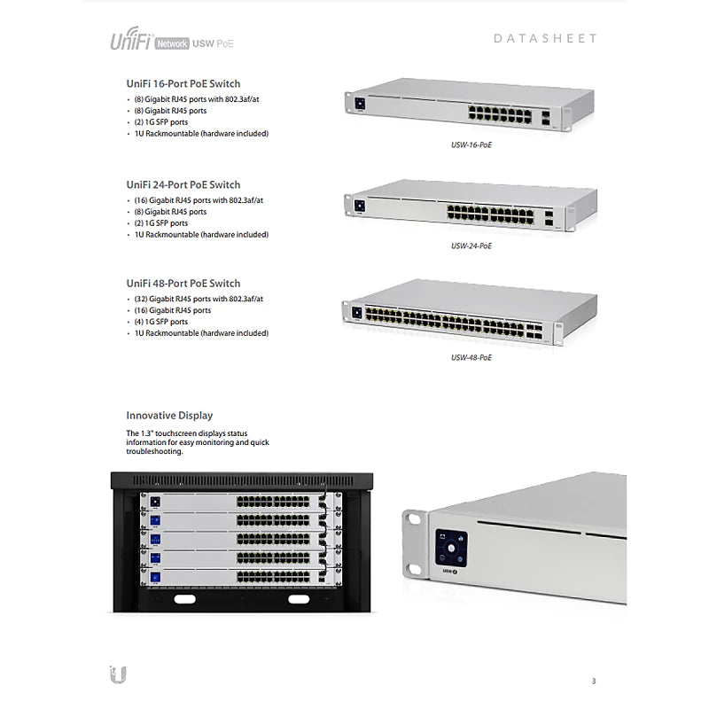 Ubiquiti Unifi 48-Port Switch | UBQ-USW-48-POE