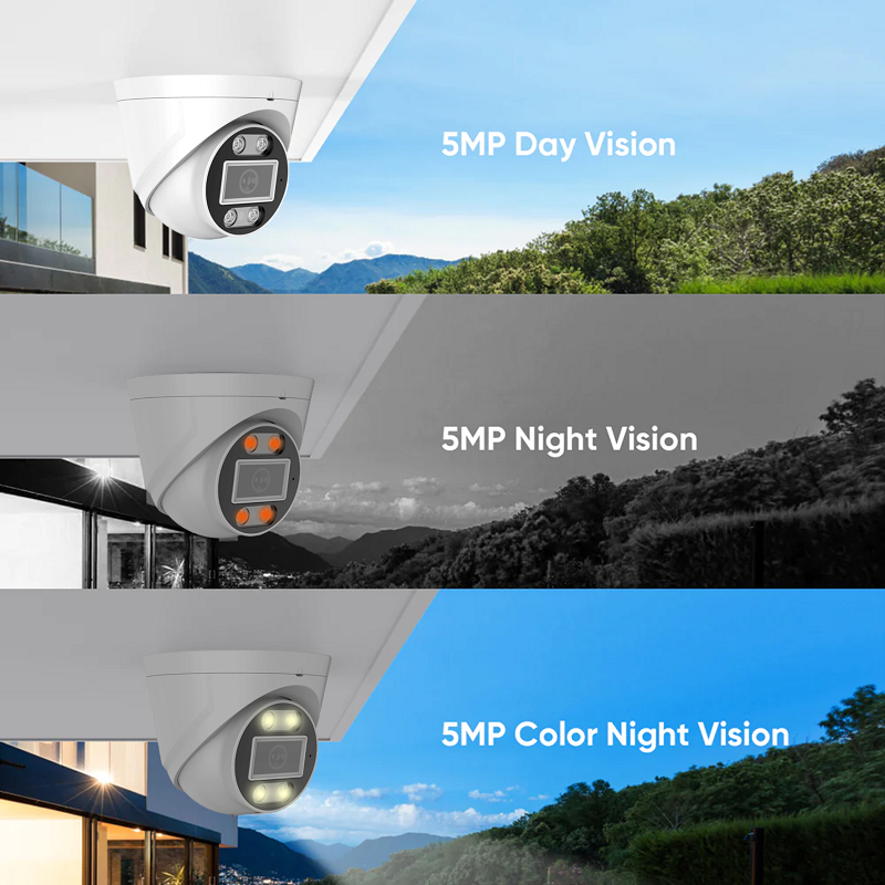 5MP/8MP ColorVu Full-Colour Warm LED IR Audio PoE IP Camera (2.8mm Lens)