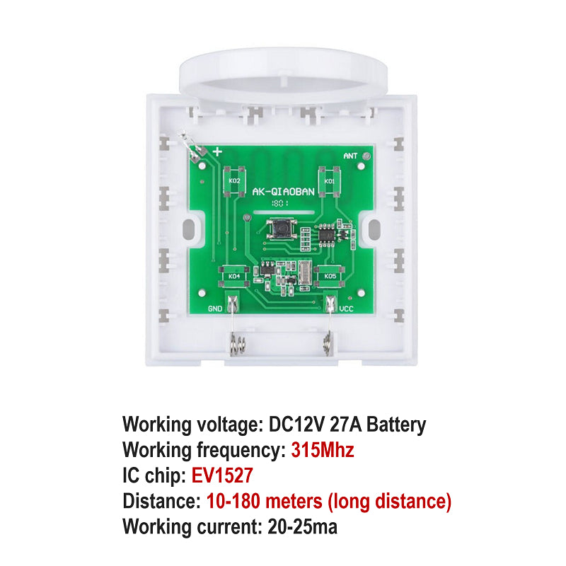 Wireless Remote Push Button for Door Access – Single or Dual Button Options | DA-WRPB-11 / DA-WRPB-12