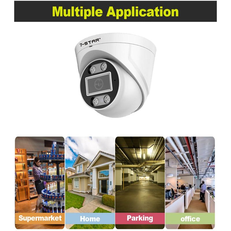2MP/5MP/8MP Audio ColorVu 4-in-1 Turret Dome CCTV Camera (2.8mm)