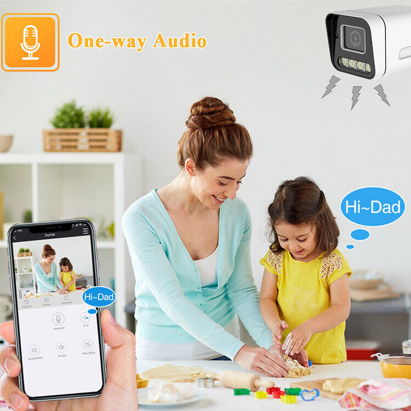 5MP IP67 PoE Bullet Camera with Night Vision & Audio | SC1053-A